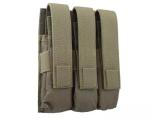 Triple Magazin Pouch für 6 Stück  MP5 Magazinen Oliv
